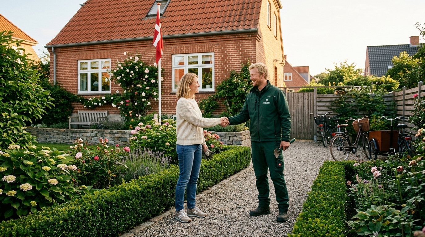 Håndværker møder kunde